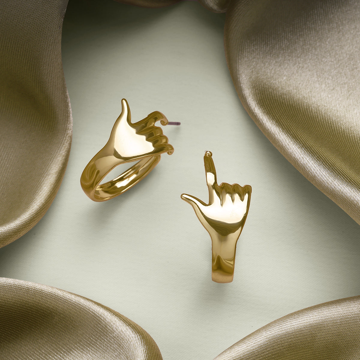 Handy Dandy Hoops Earrings