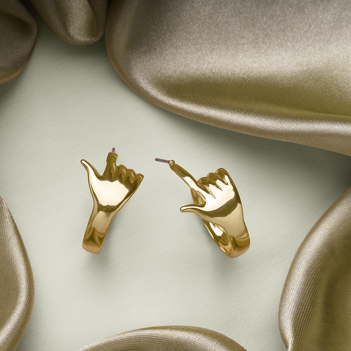 Handy Dandy Hoops Earrings