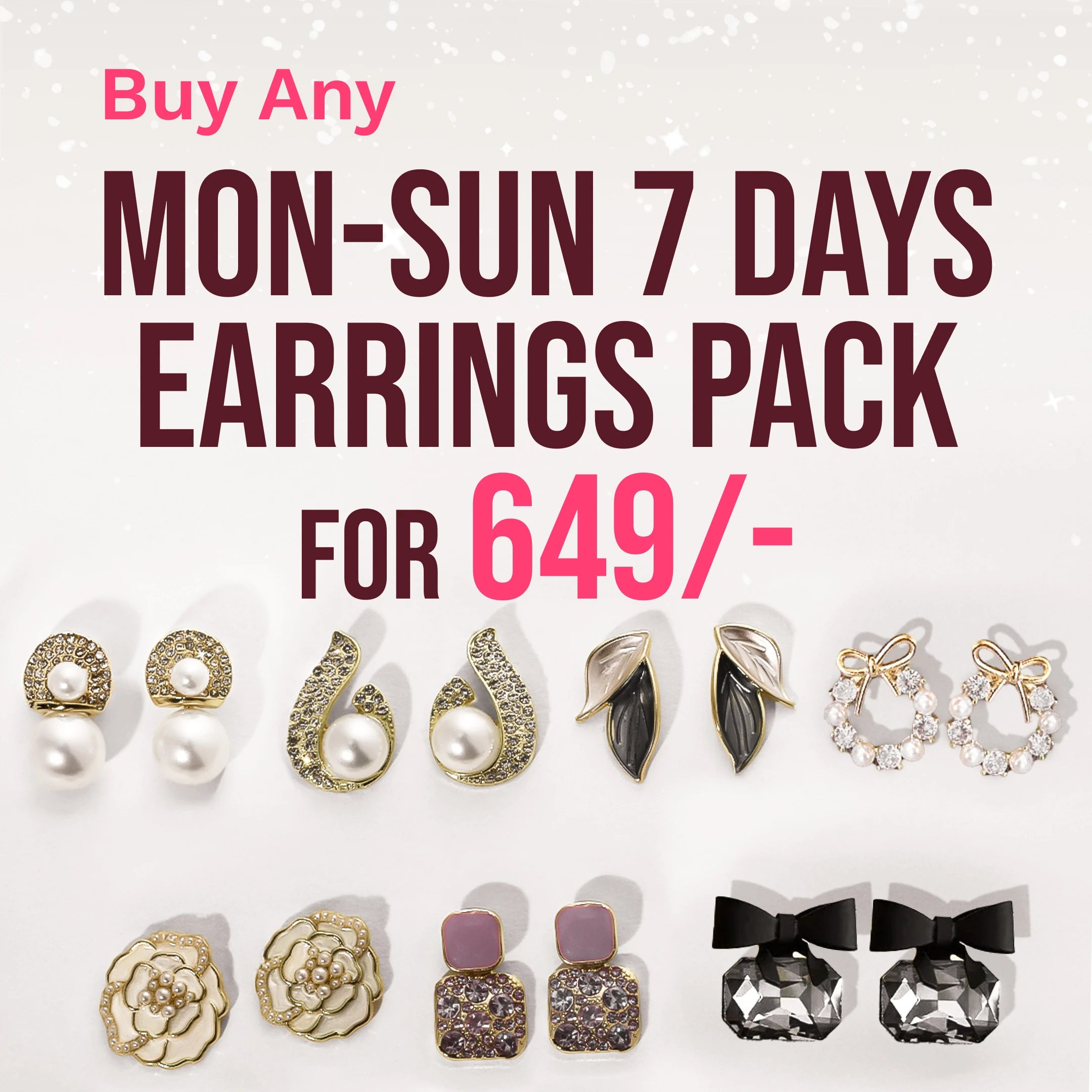 Mon-Sun Earring Bundle