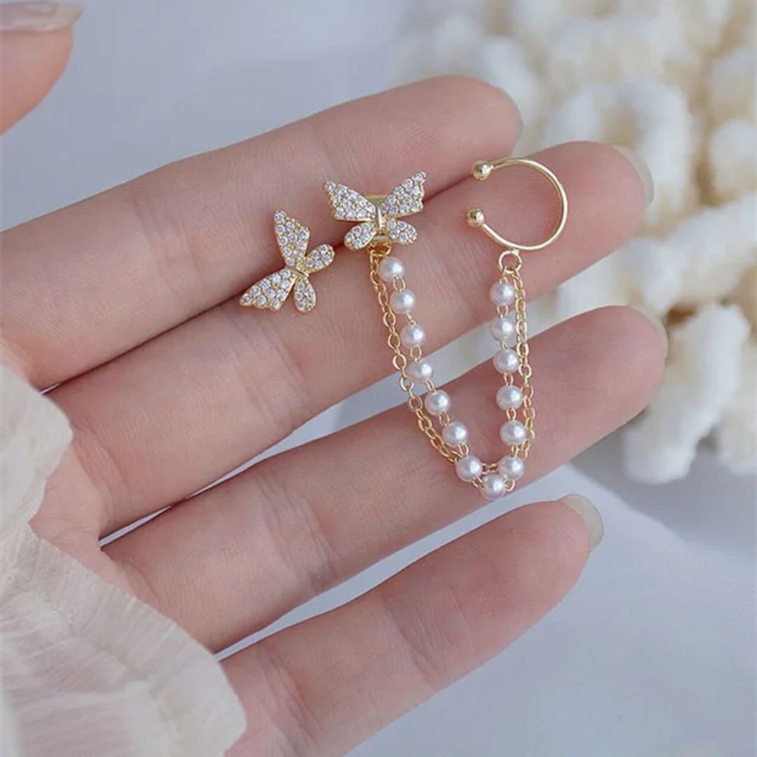 Social Butterfly Earcuff (Single Ear)