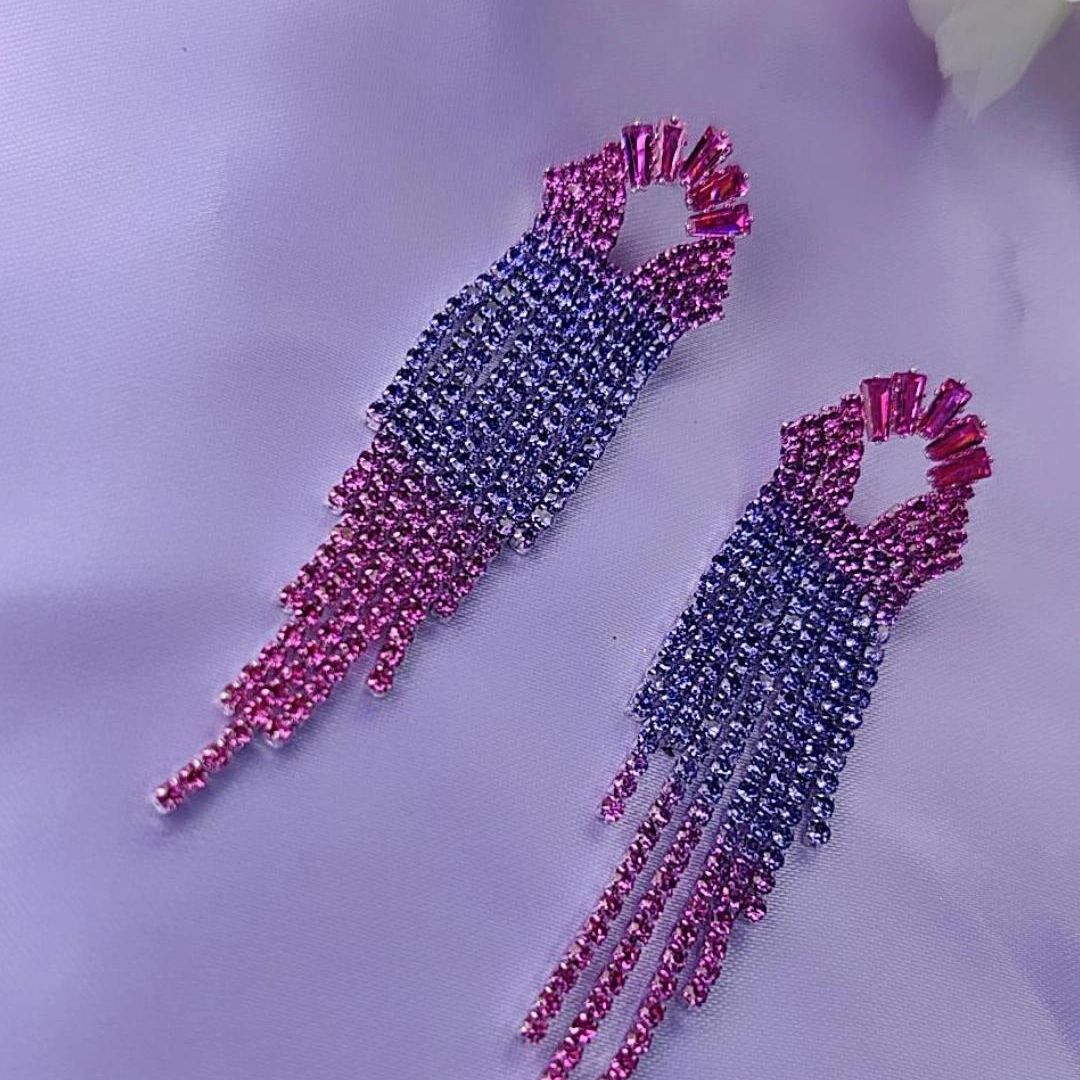 Bling Blogger Long Chain Earrings