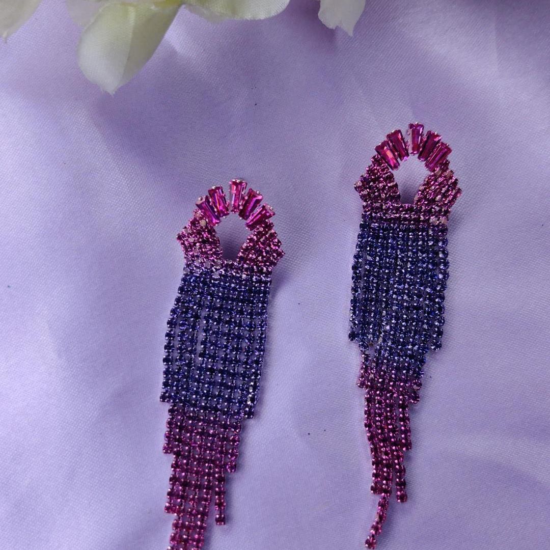 Bling Blogger Long Chain Earrings