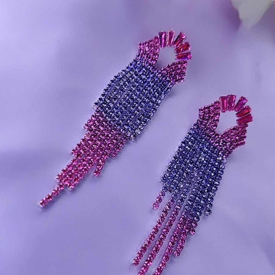 Bling Blogger Long Chain Earrings
