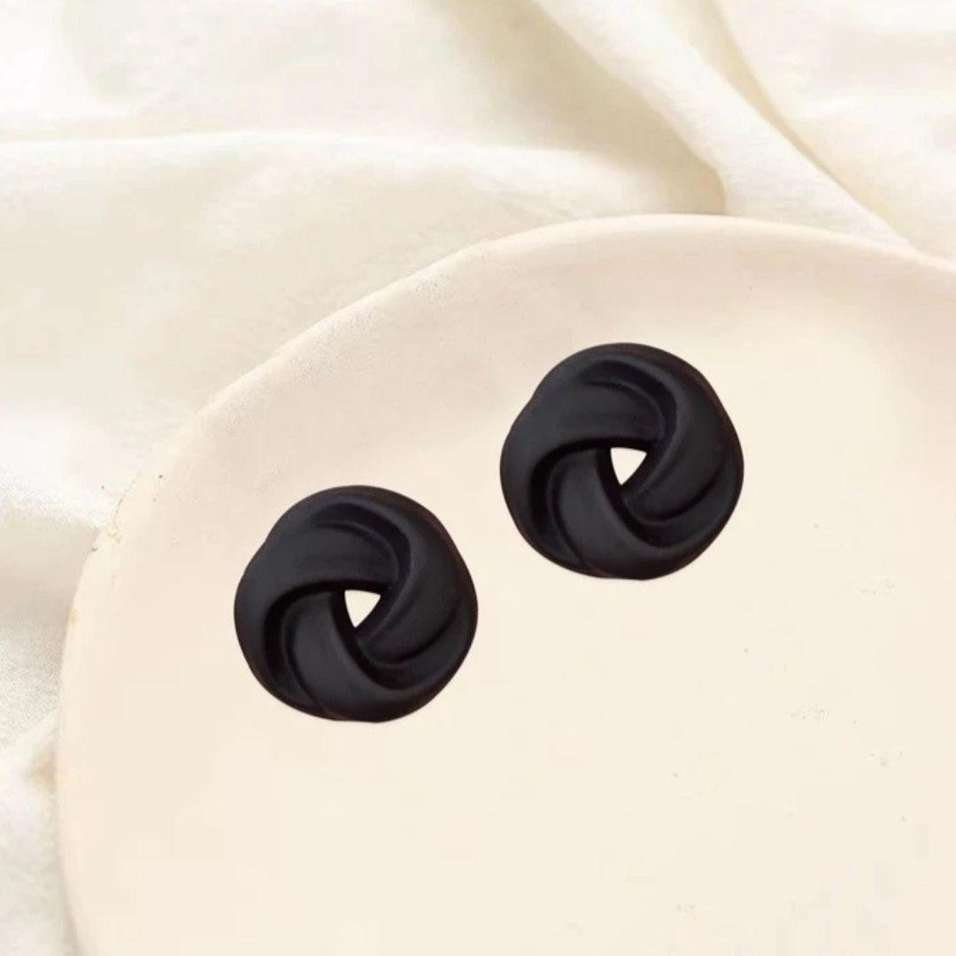 Black Jack stud Earrings