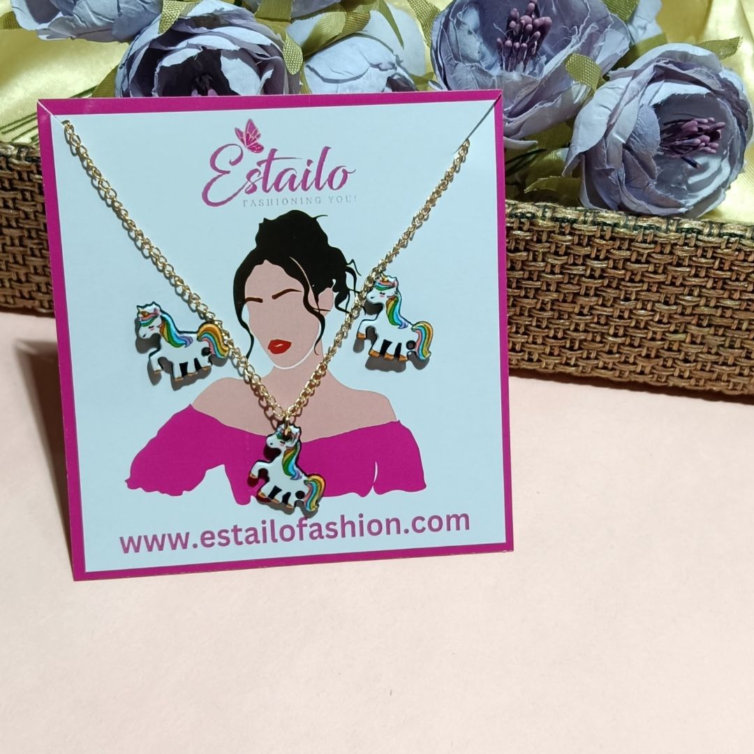 Unicorn Quirky Necklace Set