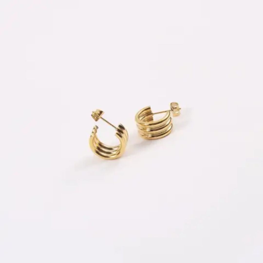 As Pretty As Gold Hoop Earrings