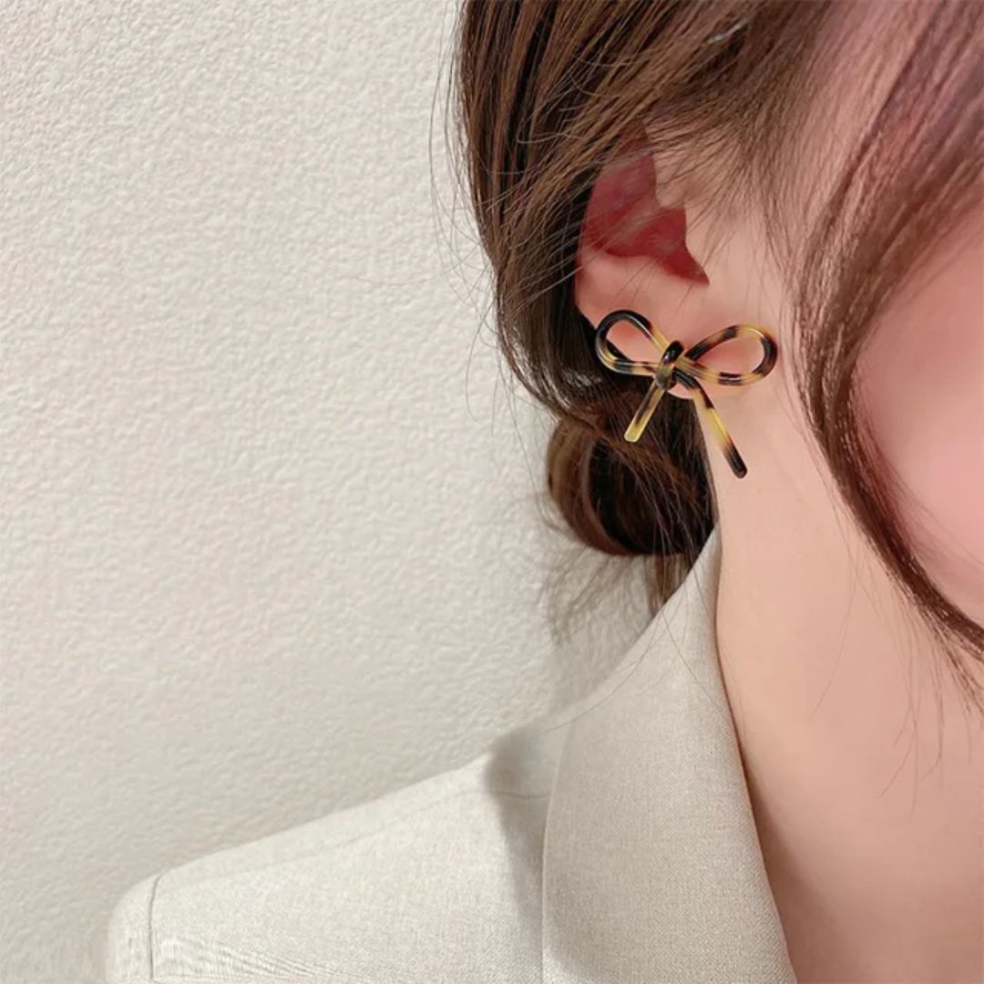 Bling Blogger Bow Earrings