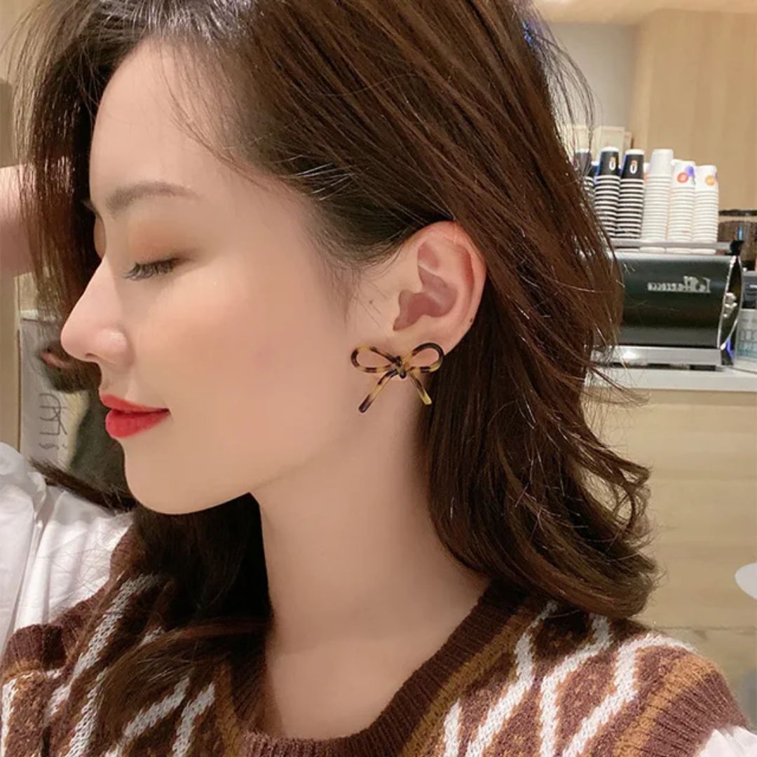 Bling Blogger Bow Earrings