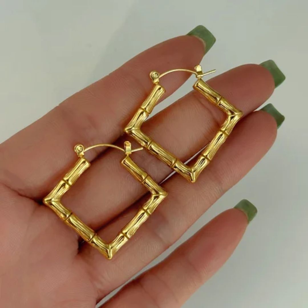 As Pretty As Gold Hoop Earrings