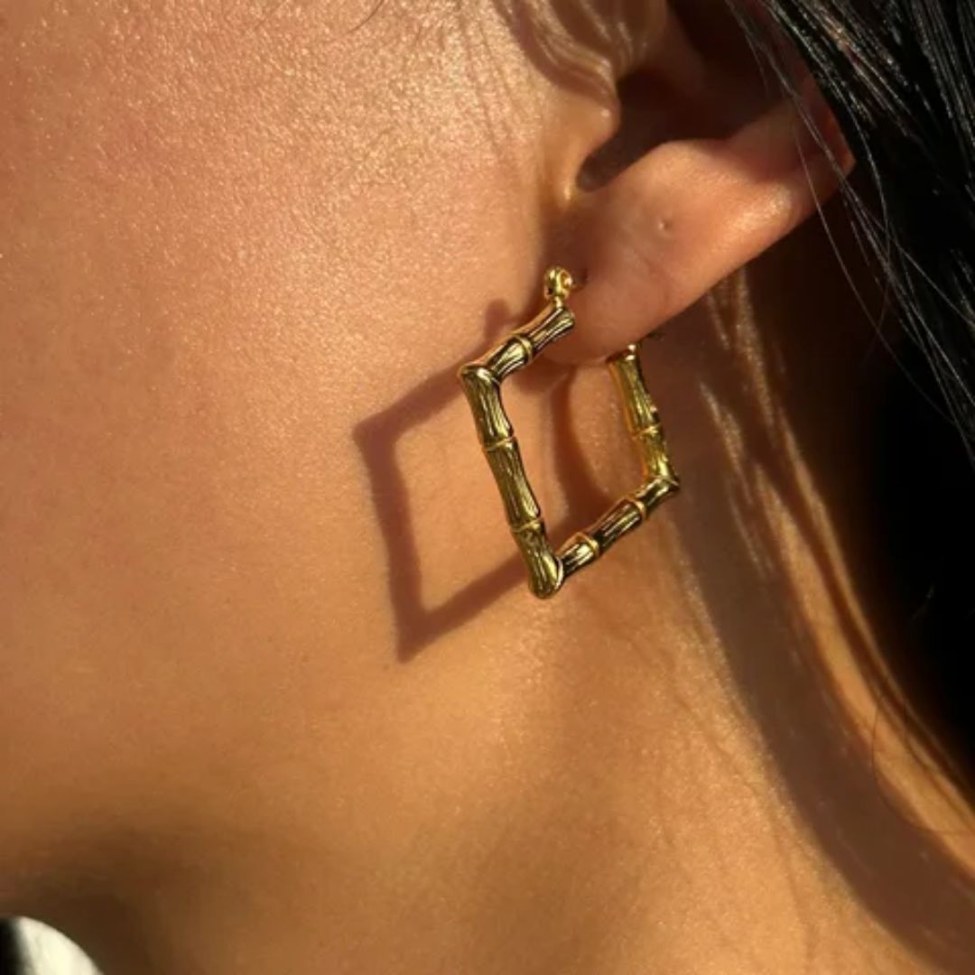 As Pretty As Gold Hoop Earrings