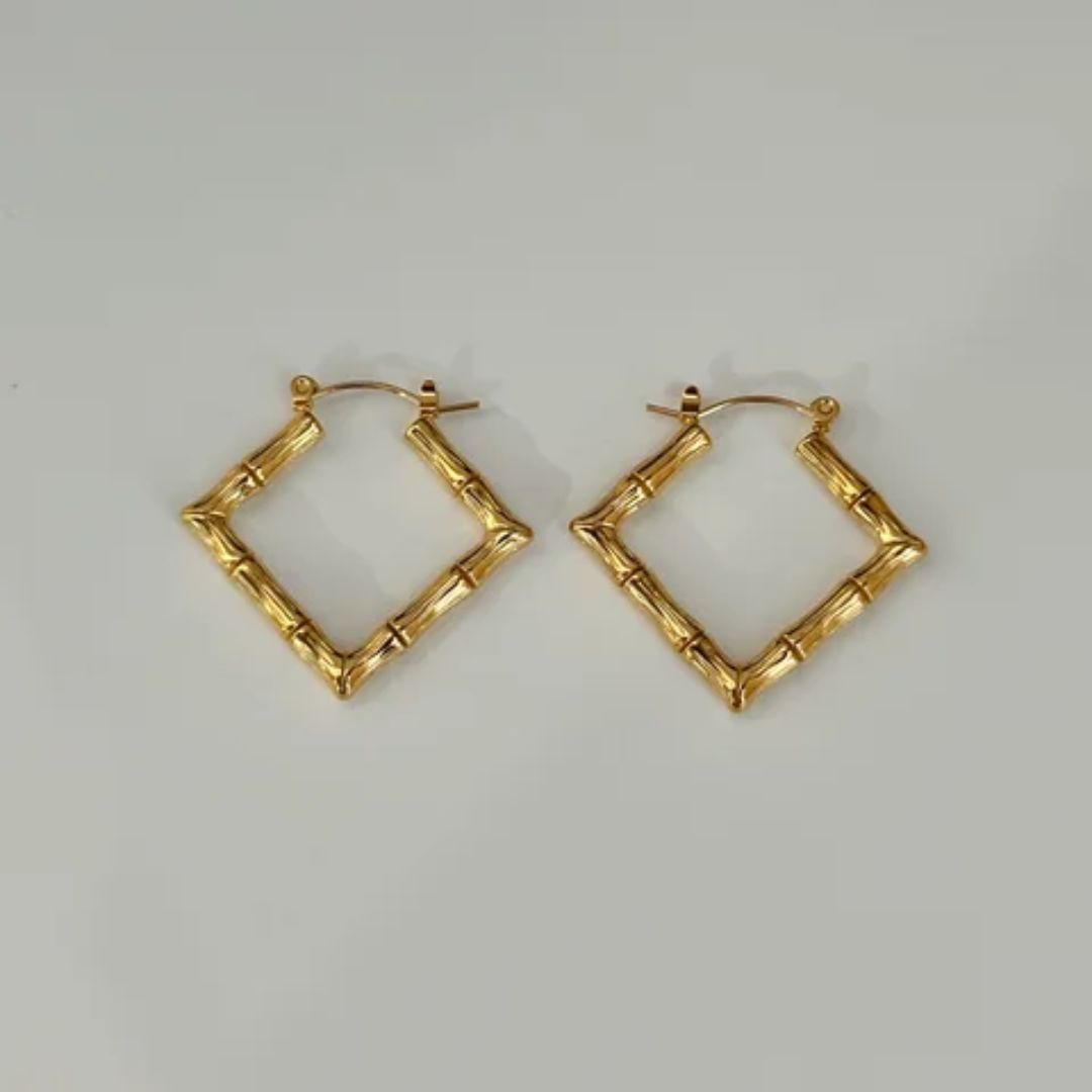 As Pretty As Gold Hoop Earrings