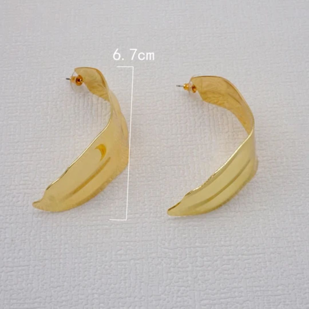 As Pretty As Gold Hoop Earrings