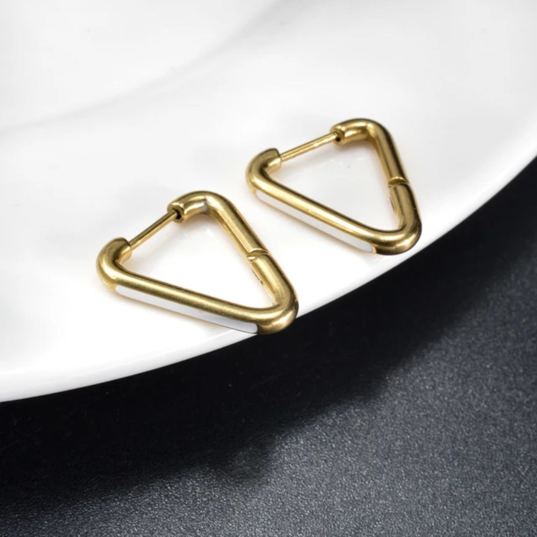 As Pretty As Gold Hoop Earrings