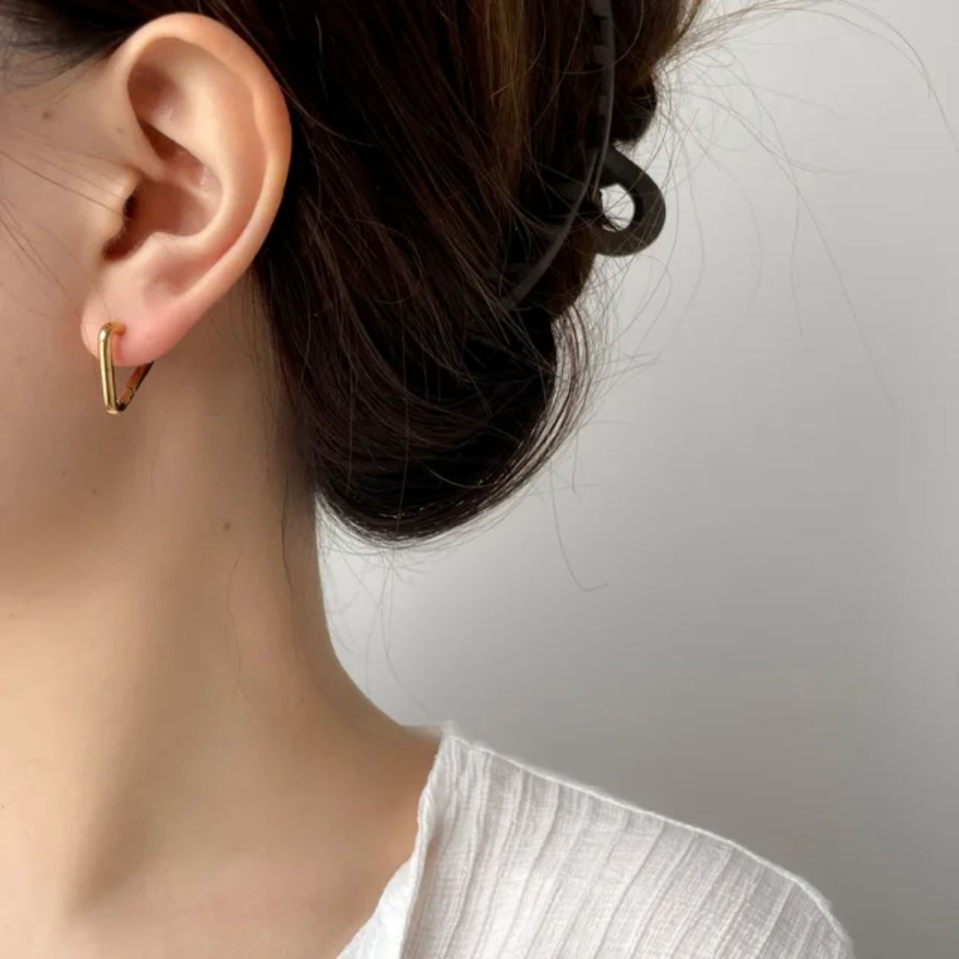 As Pretty As Gold Hoop Earrings
