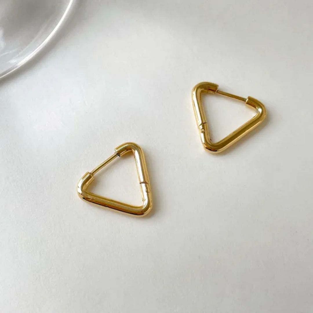 As Pretty As Gold Hoop Earrings