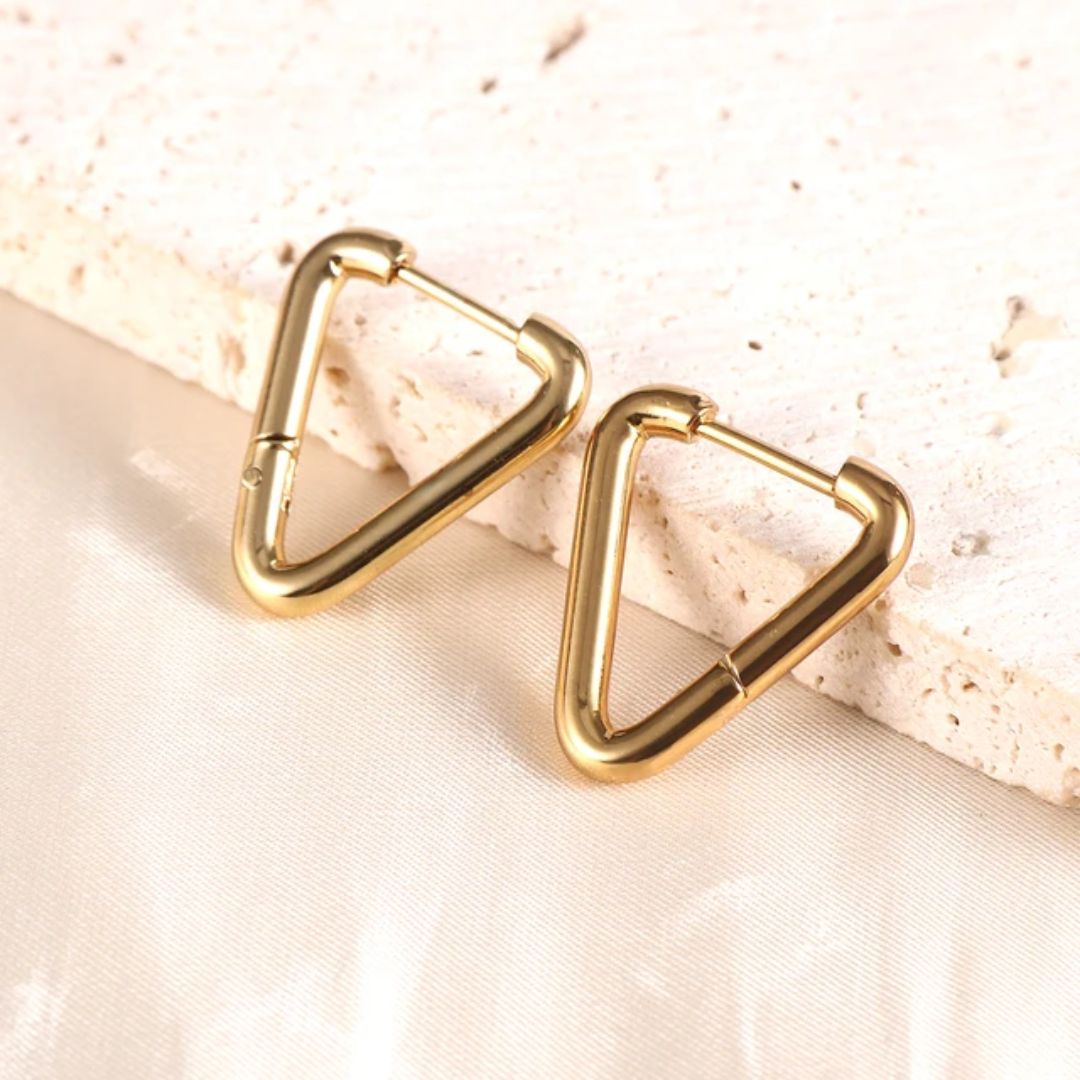 As Pretty As Gold Hoop Earrings