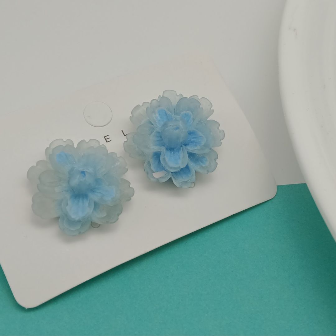 Cut The Crap flower Earrings