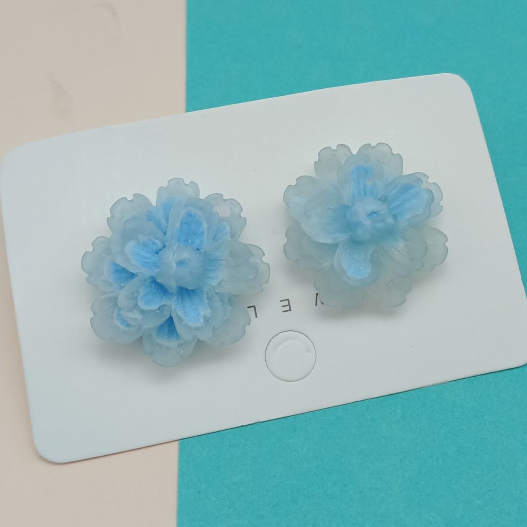 Cut The Crap flower Earrings