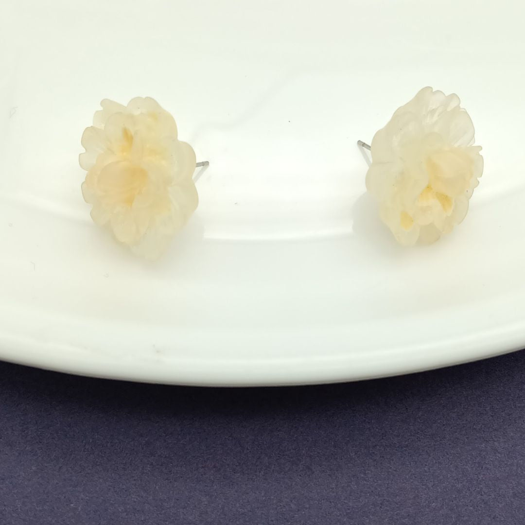 Cut The Crap Flower Earrings