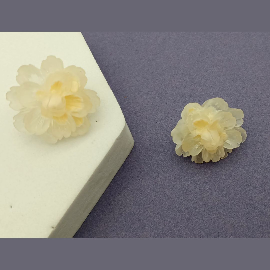 Cut The Crap Flower Earrings
