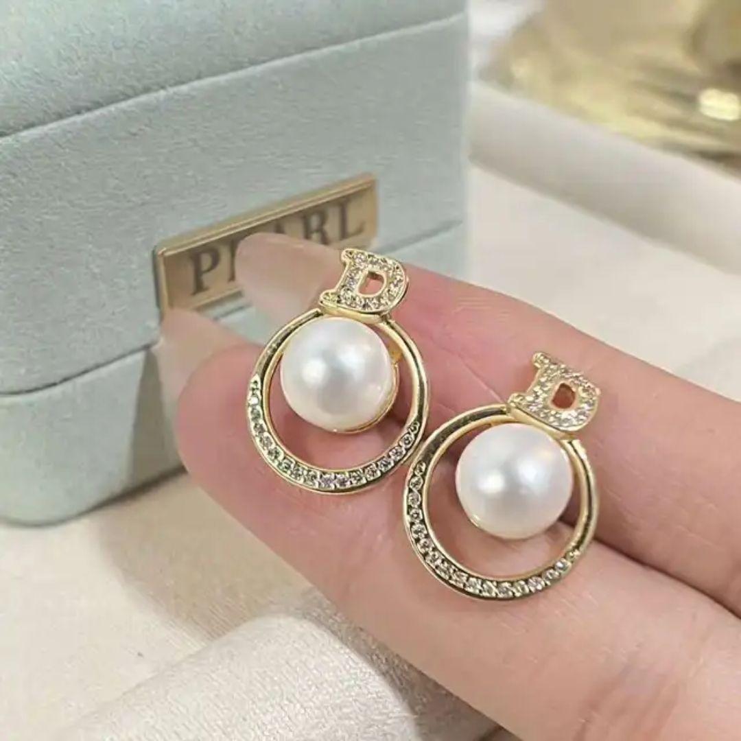 Celestial Pearl Studs Earring