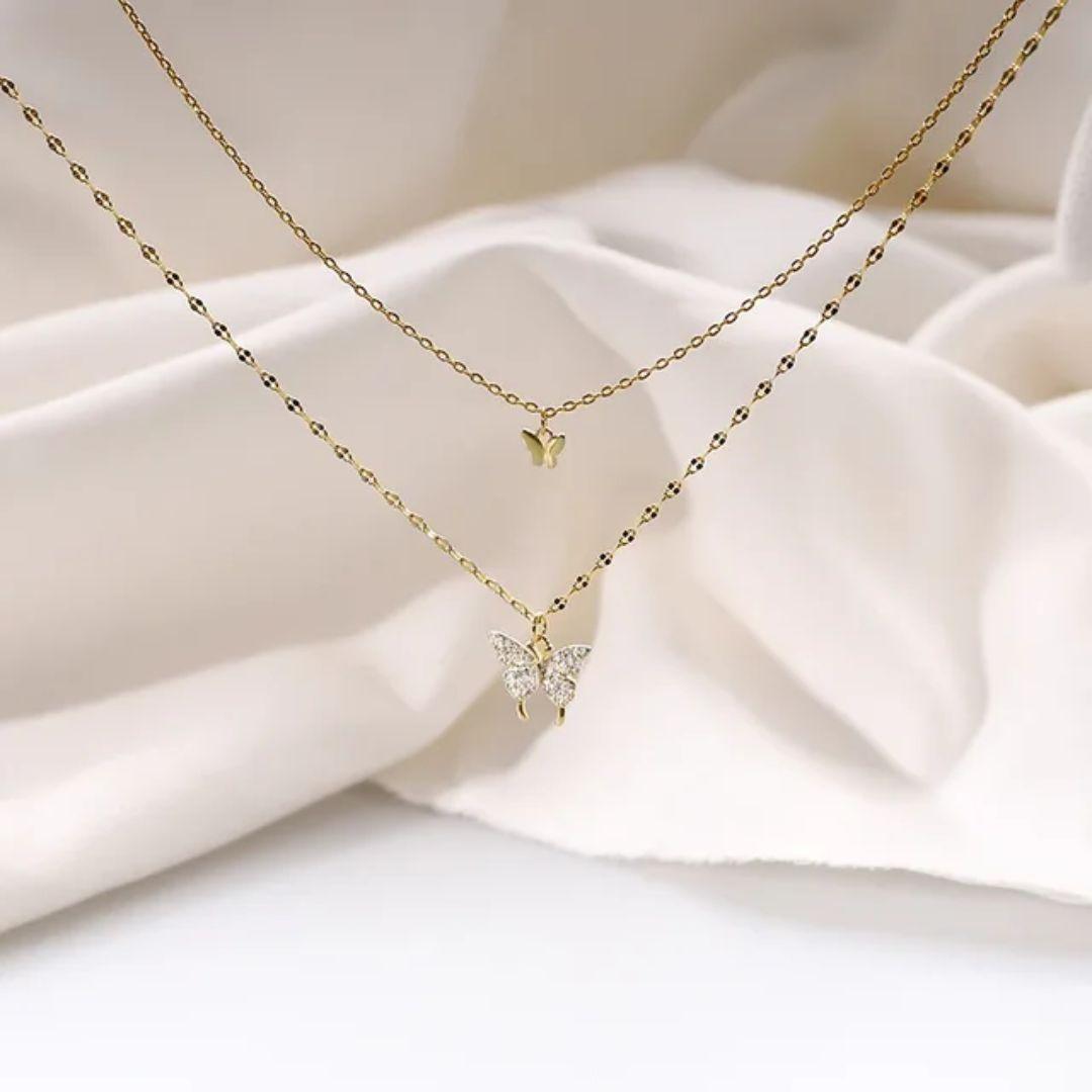 Bounded Butterfly Neckpiece