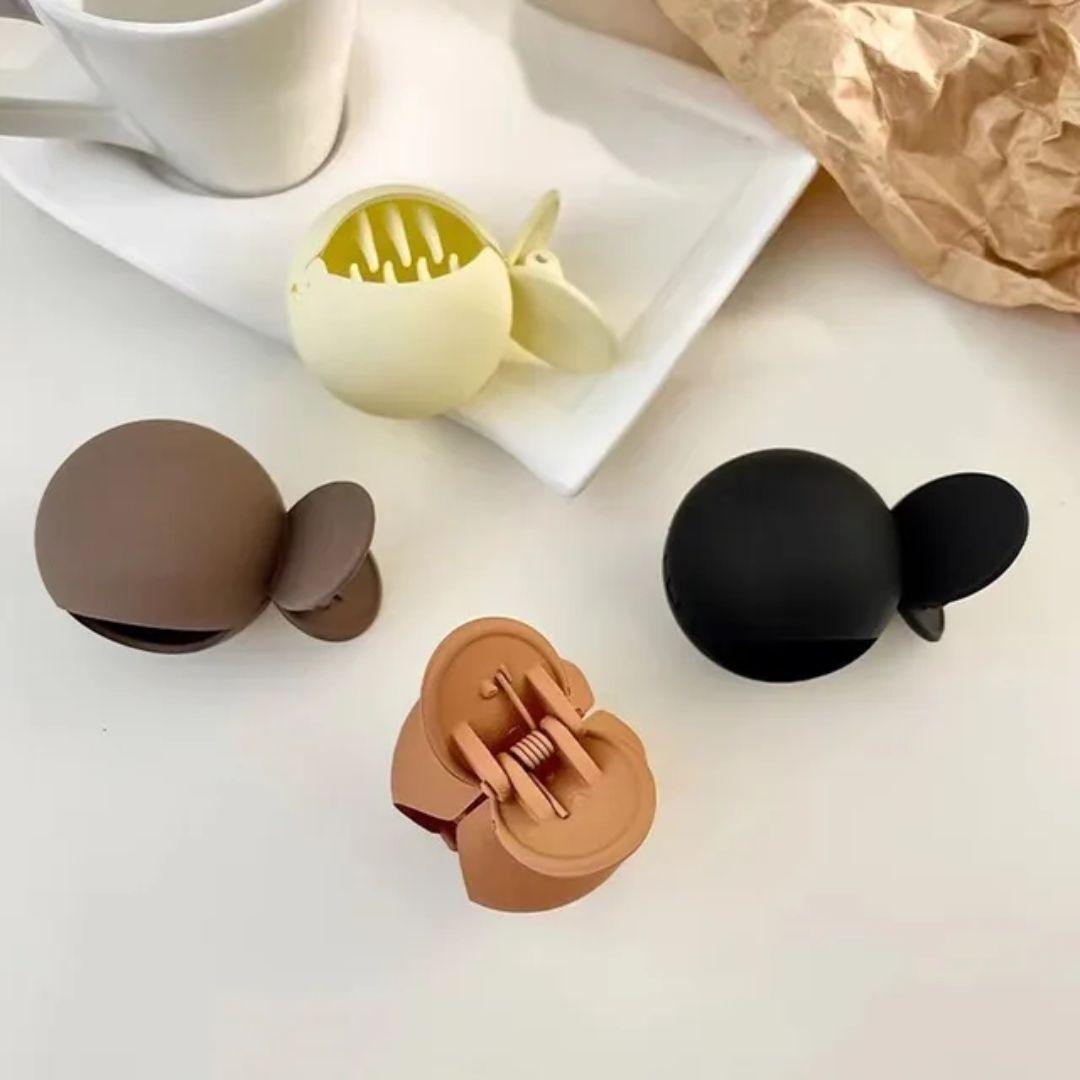 Matte Ponytail Hair claw (Pack of 3) small