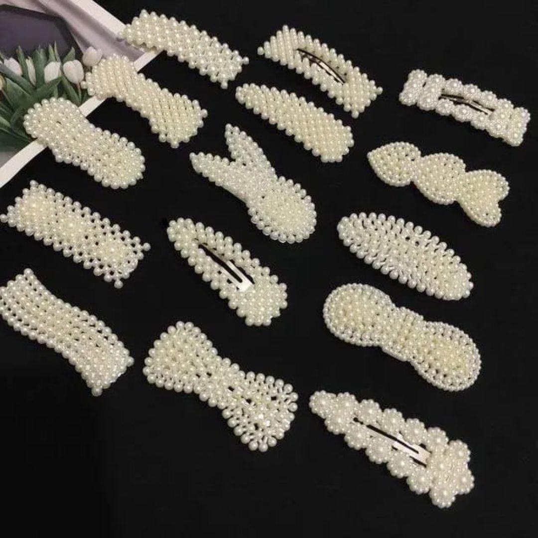Pearl Hair Clips (pack of 5)