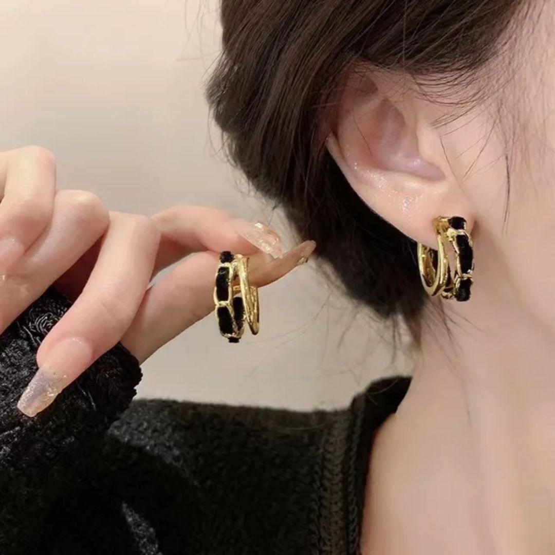 As Pretty coloured Hoop Earrings