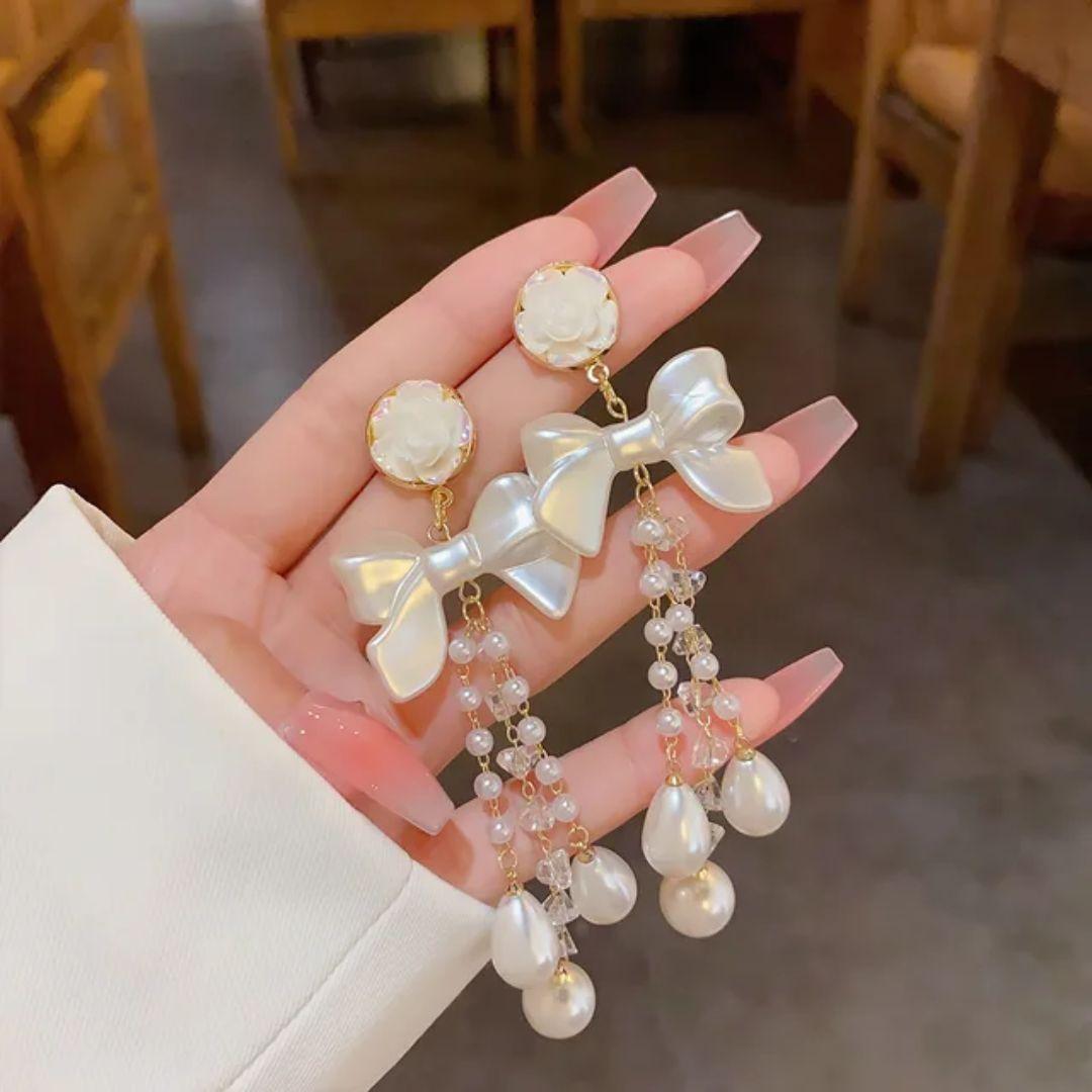 Spark Bow Earring