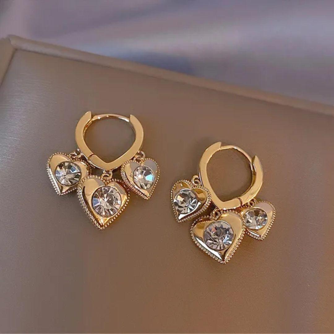 Bliss Heart Hoops Earring