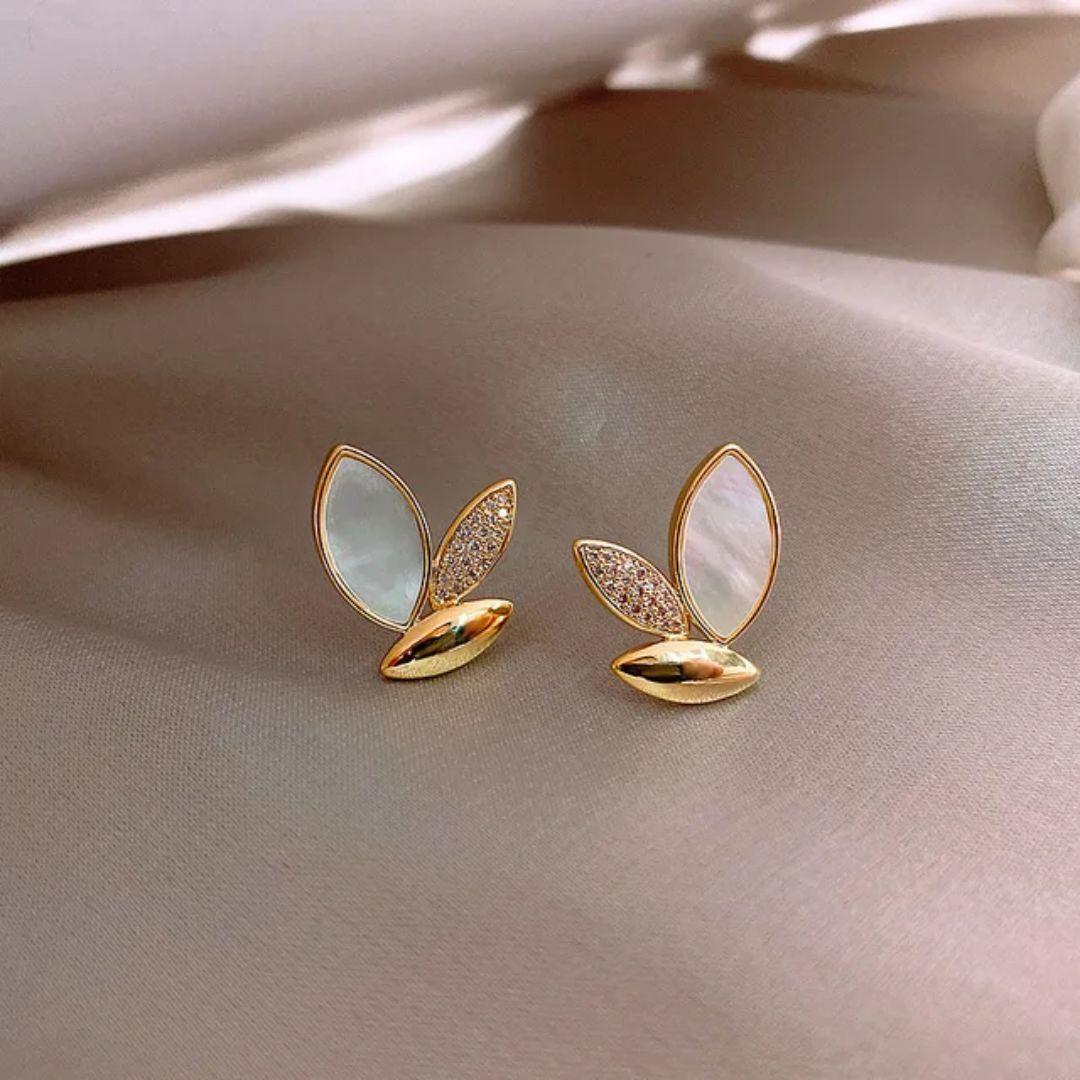 Leaf Stud Earrings