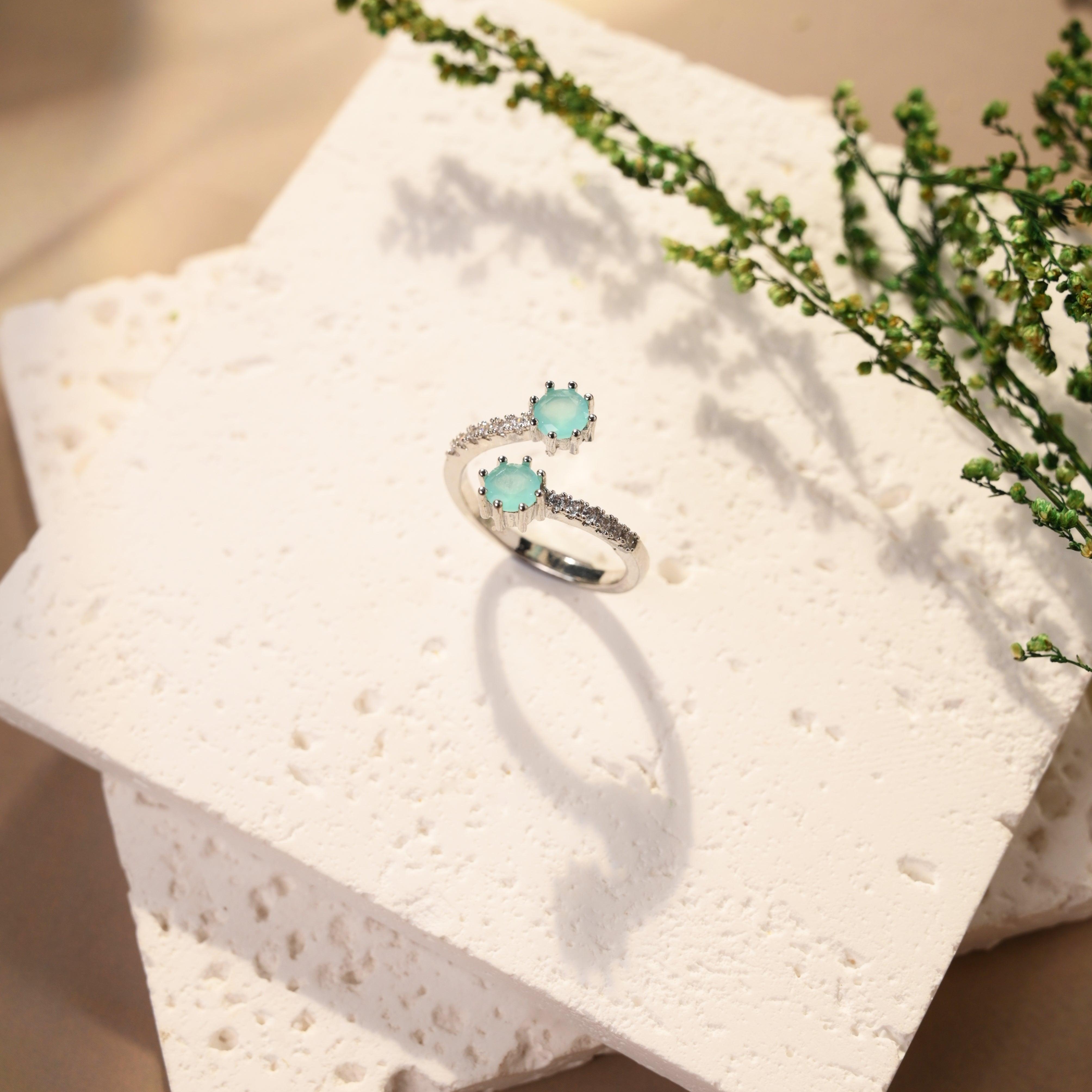 Radiant Heart Stone Ring