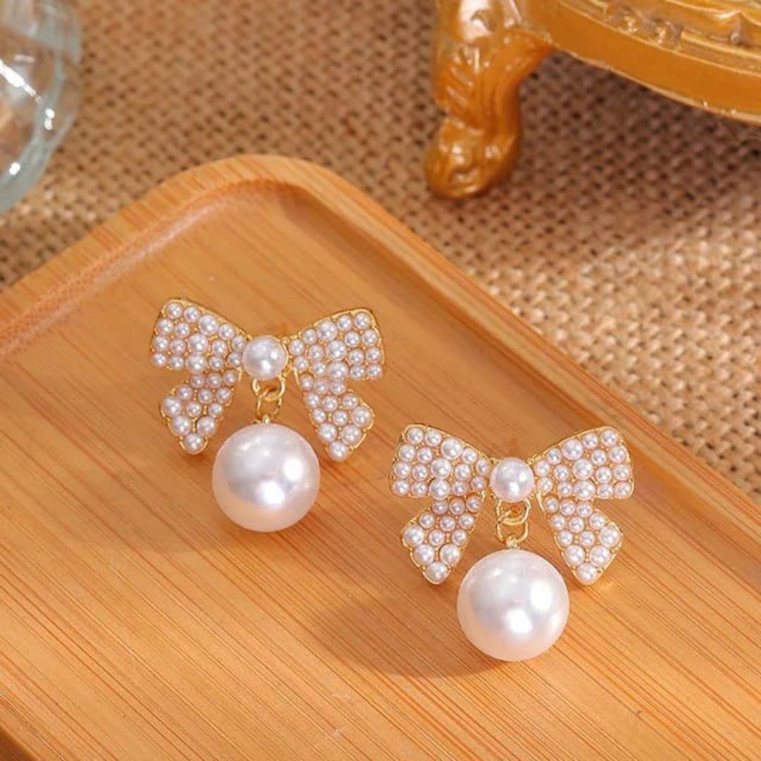 Bling Blogger bow Earrings