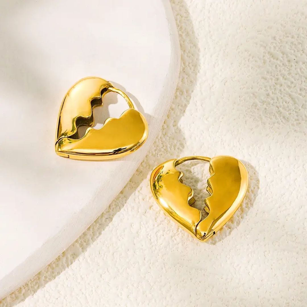 Heartbreak Hoop Earrings