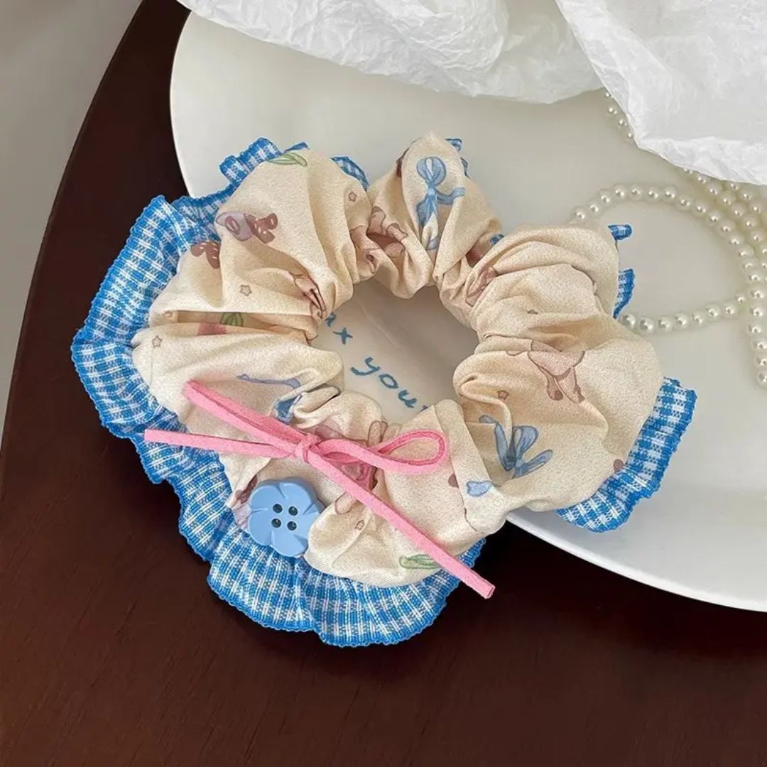 Bluebell Bunny Scrunchie Hair Tie
