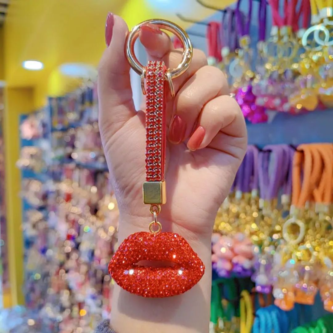 Ruby Kiss Bag Charm
