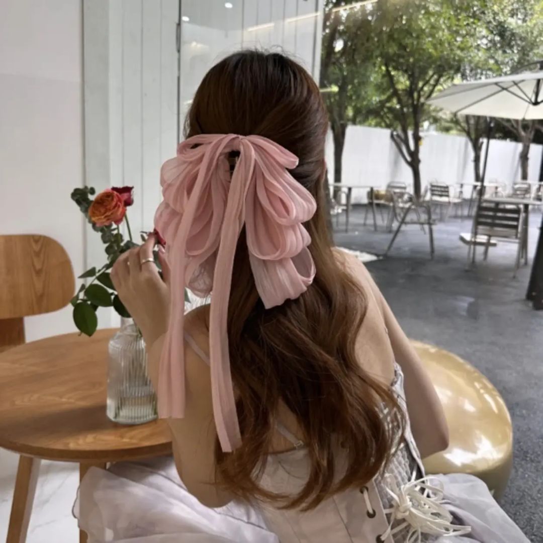 Ribbon Bowknot Hair Claw