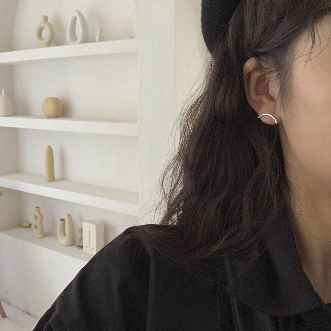 Sleek Chain Drop Earrings