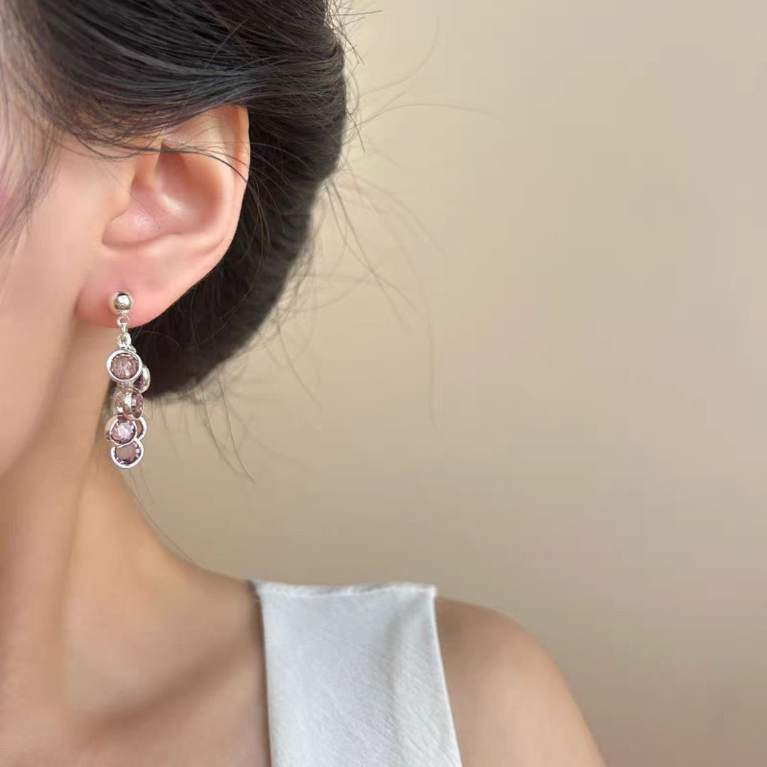 Lavender Raindrops Earrings