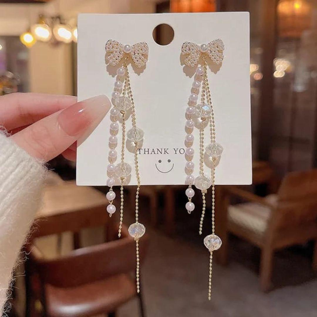 Velvet Bow Earring