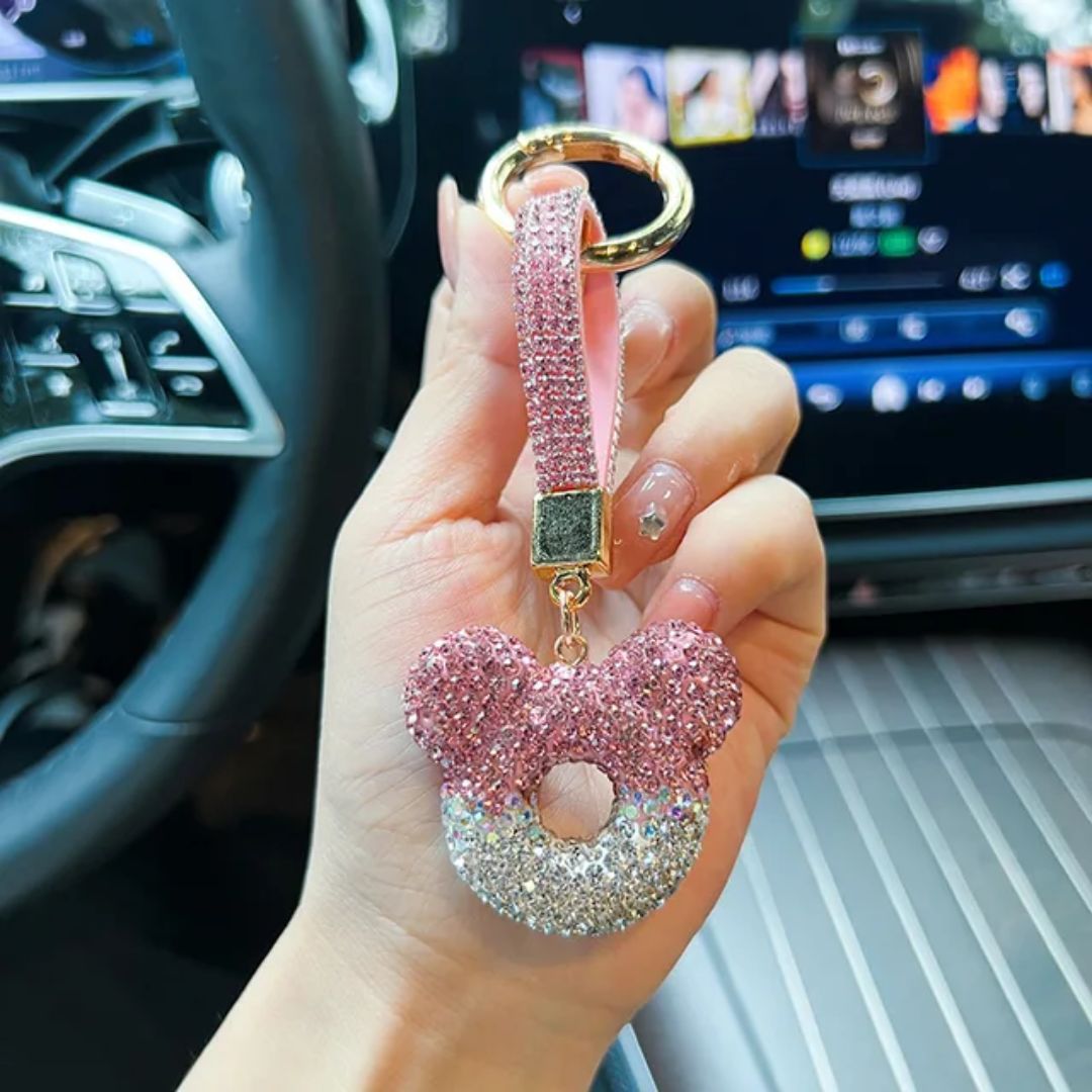 Rhinestone Mickey Bag Charm