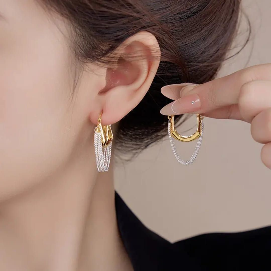 Two Tone Earrings
