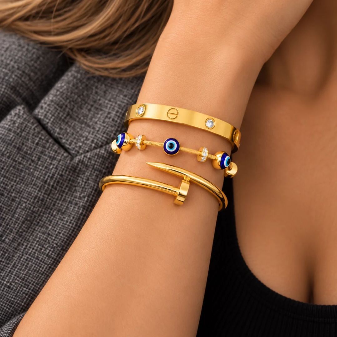 Anti Tarnish Combo of 3 Bracelet (Adjustable)