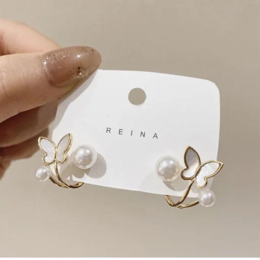 Shine Flame Butterfly Earring