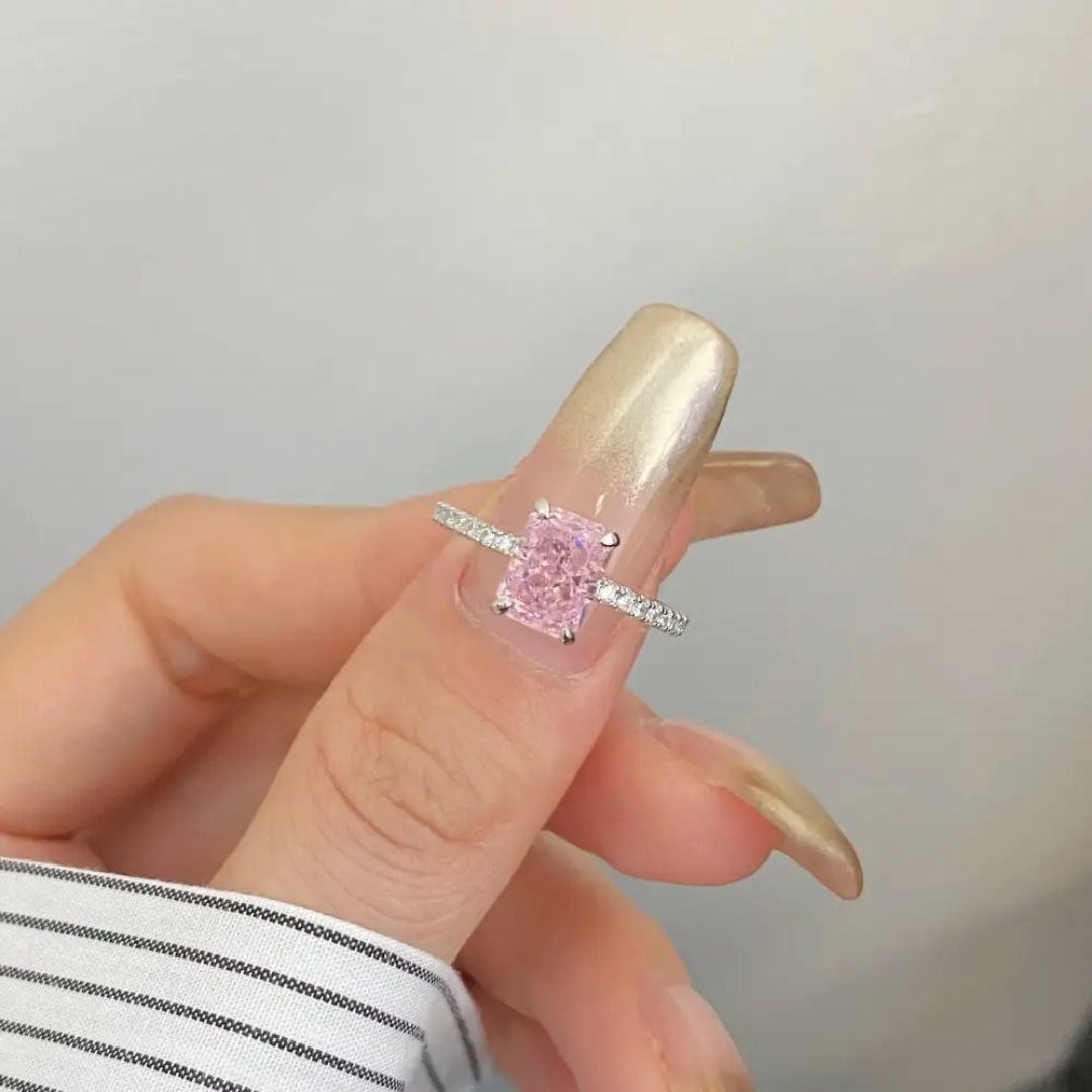 Pink Zirconia Ring