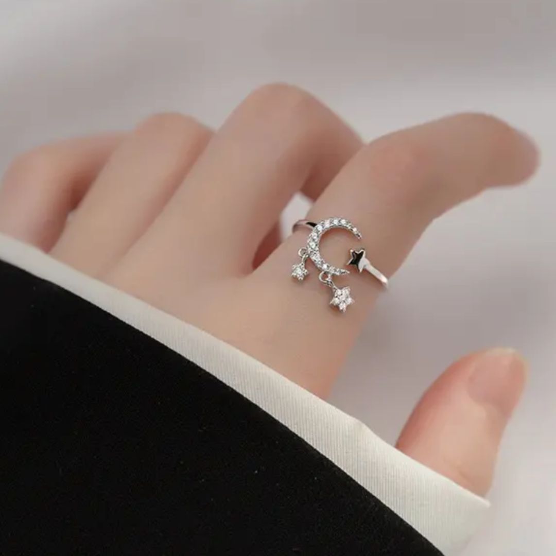 Moon and Star Dream Ring