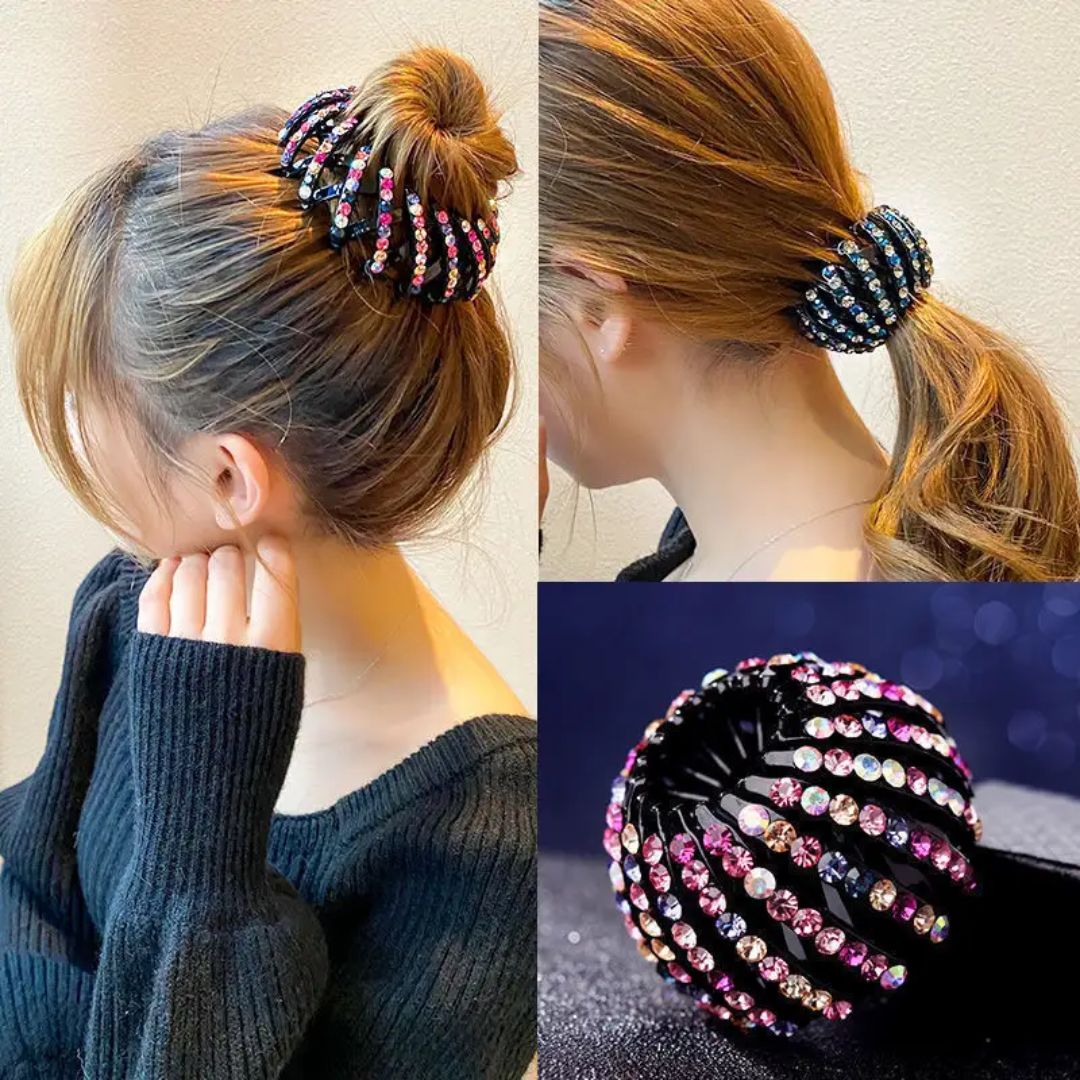 Bling ponytail buns (pack of 1)