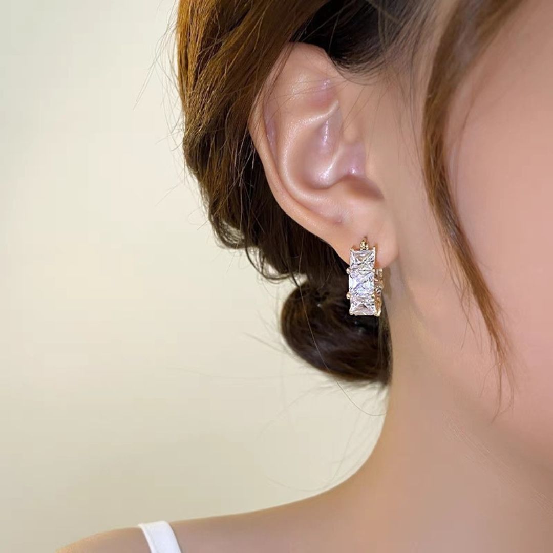 Royal Prism Hoops Earring