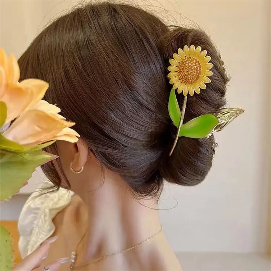 Sunflower Daisy Hair Claw